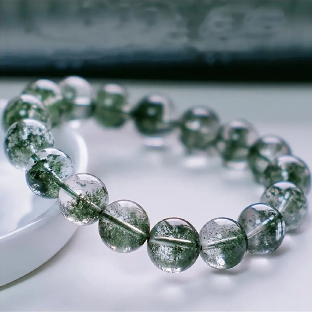 Mossy Green Quartz bracelet - Picture 4 of 8